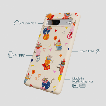 Seashell Cat Clowns Google Pixel 7a Case