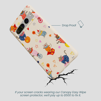 Seashell Cat Clowns Google Pixel 7 Pro Case