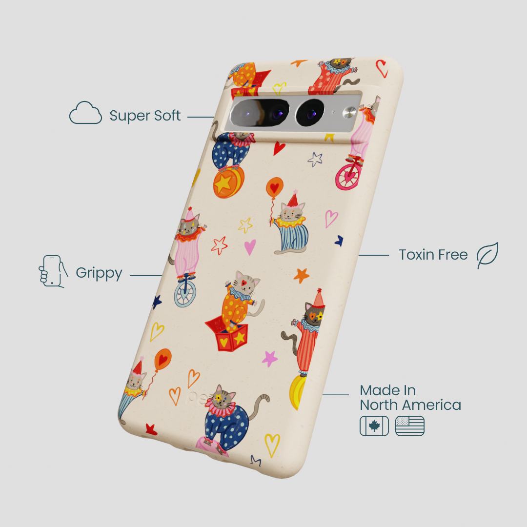 Seashell Cat Clowns Google Pixel 7 Pro Case