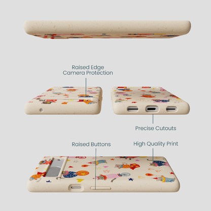 Seashell Cat Clowns Google Pixel 7 Case