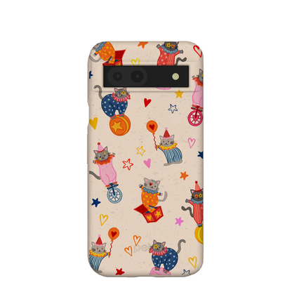 Seashell Cat Clowns Google Pixel 8a Case