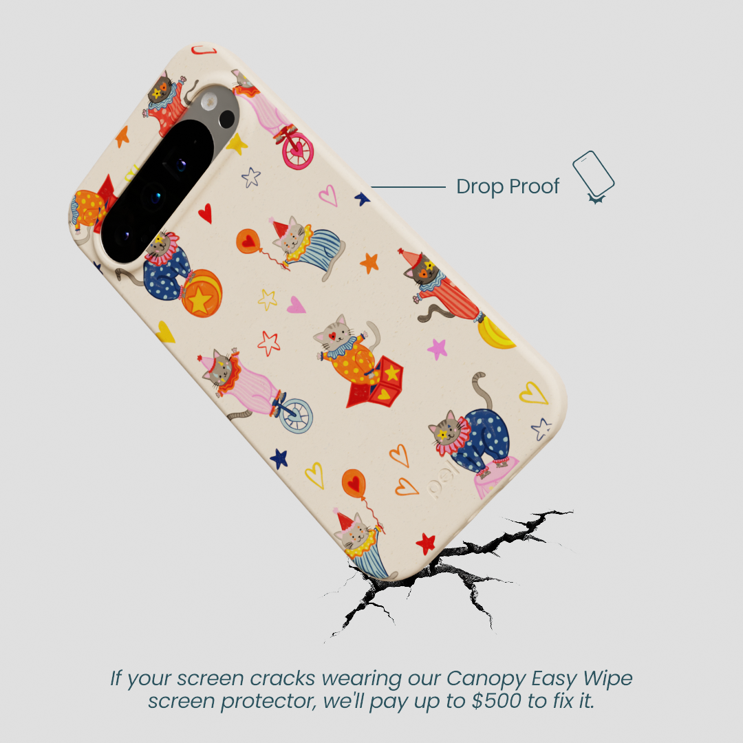 Seashell Cat Clowns Google Pixel 9 Pro XL Case