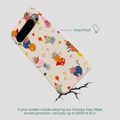 Seashell Cat Clowns Google Pixel 9 Pro XL Case