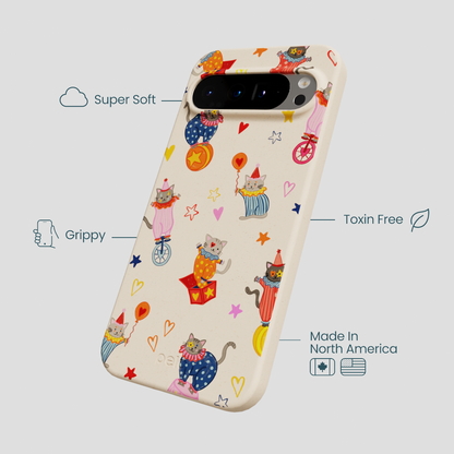 Seashell Cat Clowns Google Pixel 9 Pro XL Case