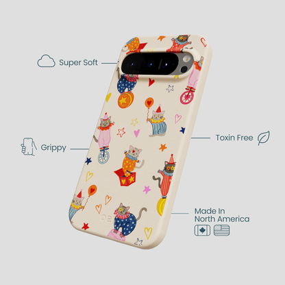 Seashell Cat Clowns Google Pixel 9/9 Pro Case