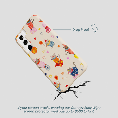 Seashell Cat Clowns Samsung Galaxy S21 Case