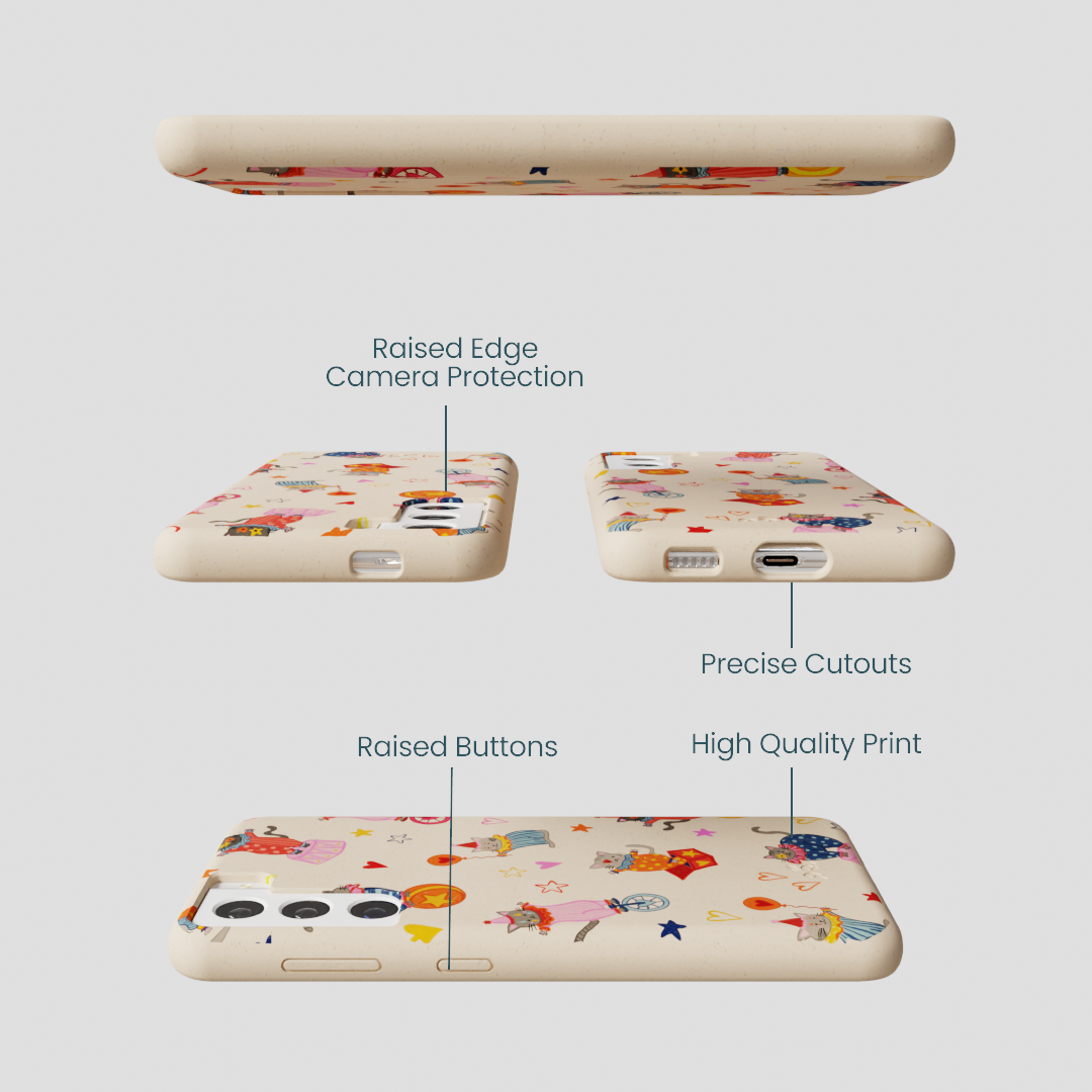 Seashell Cat Clowns Samsung Galaxy S21 Case