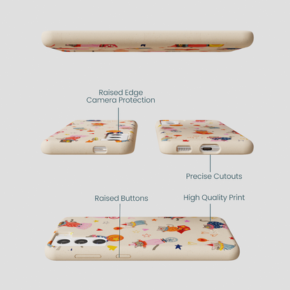 Seashell Cat Clowns Samsung Galaxy S21 Case