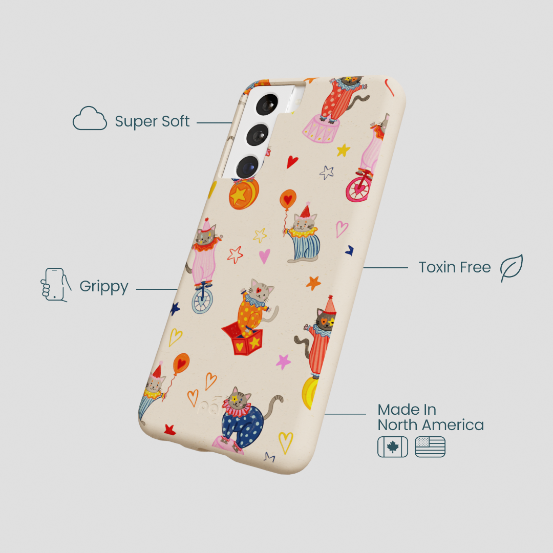 Seashell Cat Clowns Samsung Galaxy S21 Case