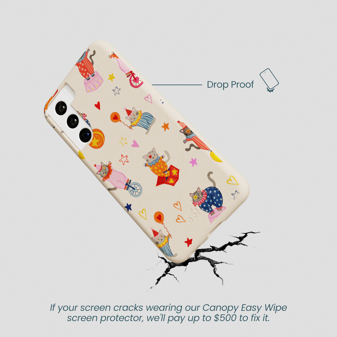 Seashell Cat Clowns Samsung Galaxy S22 Case