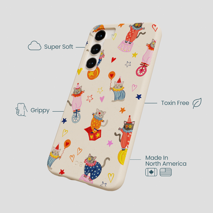 Seashell Cat Clowns Samsung Galaxy S23+(Plus) Case