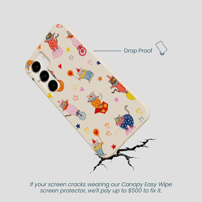 Seashell Cat Clowns Samsung Galaxy S23 Case