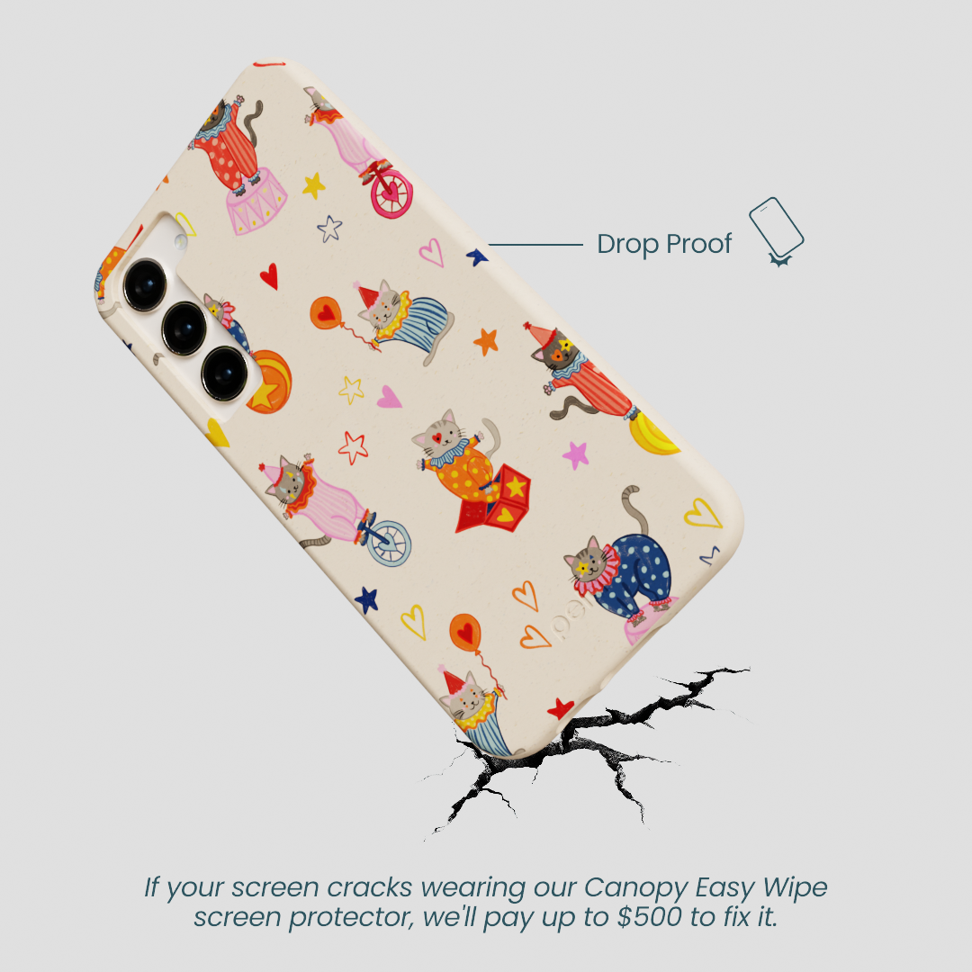 Seashell Cat Clowns Samsung Galaxy S24+(Plus) Case