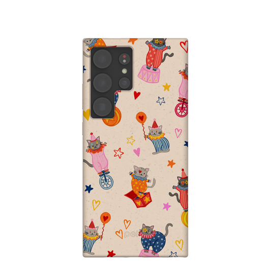 Seashell Cat Clowns Samsung Galaxy S24 Ultra Case