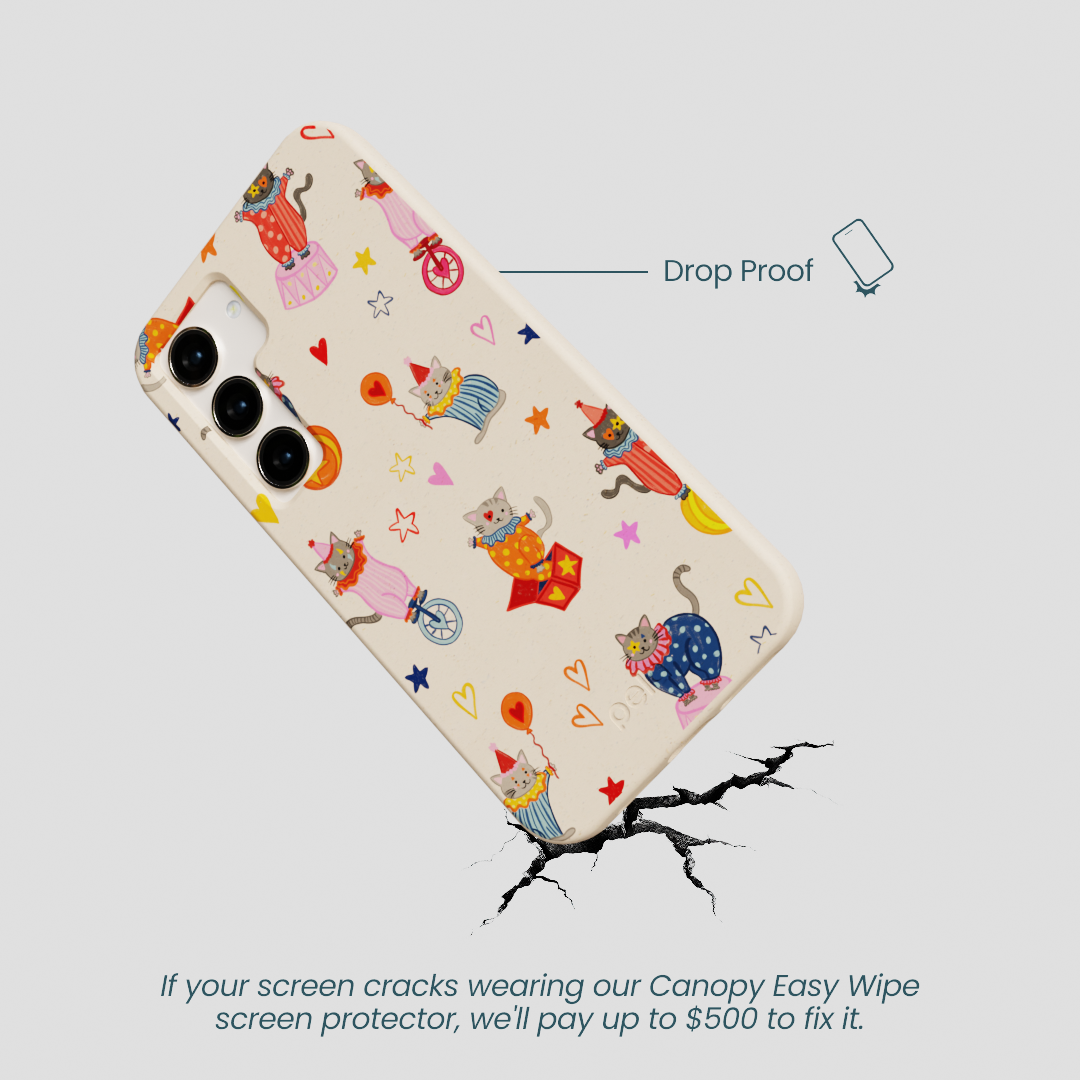 Seashell Cat Clowns Samsung Galaxy S24 Case