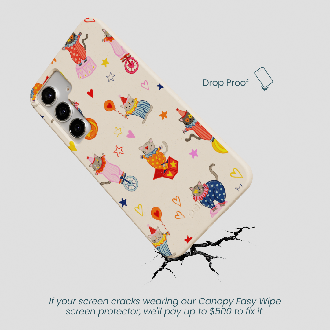 Seashell Cat Clowns Samsung Galaxy S25+(Plus) Case