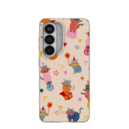 Seashell Cat Clowns Samsung Galaxy S26 Case