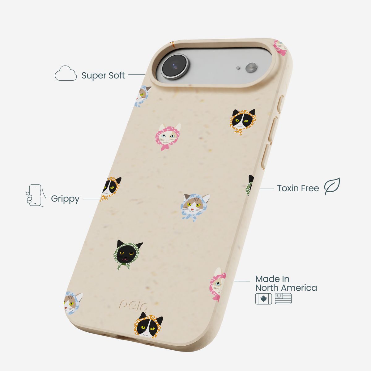 Seashell Cat Couture iPhone Air Case