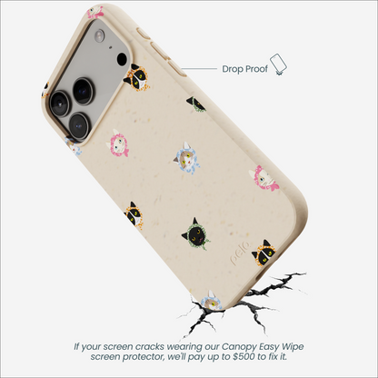Seashell Cat Couture iPhone 17 Pro Max Case