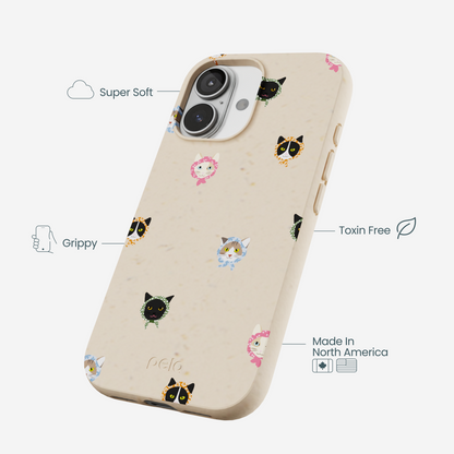 Seashell Cat Couture iPhone 17 Case