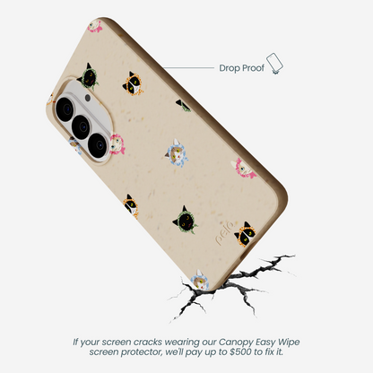 Seashell Cat Couture Samsung Galaxy S26 Case