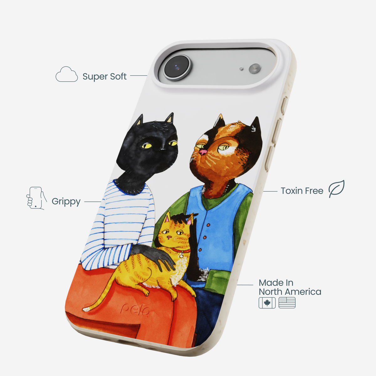 London Fog Cat People iPhone Air Case