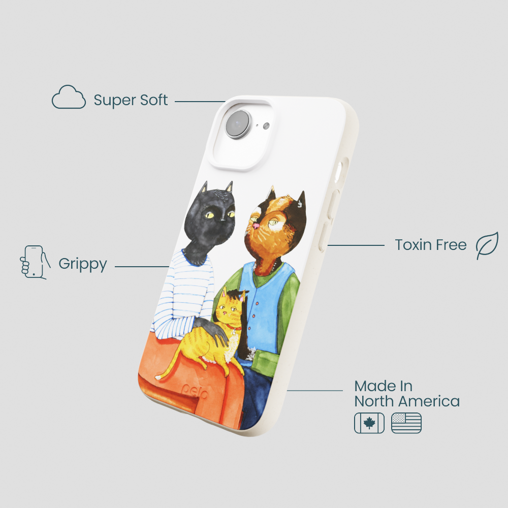 London Fog Cat People iPhone 16e/17e Case