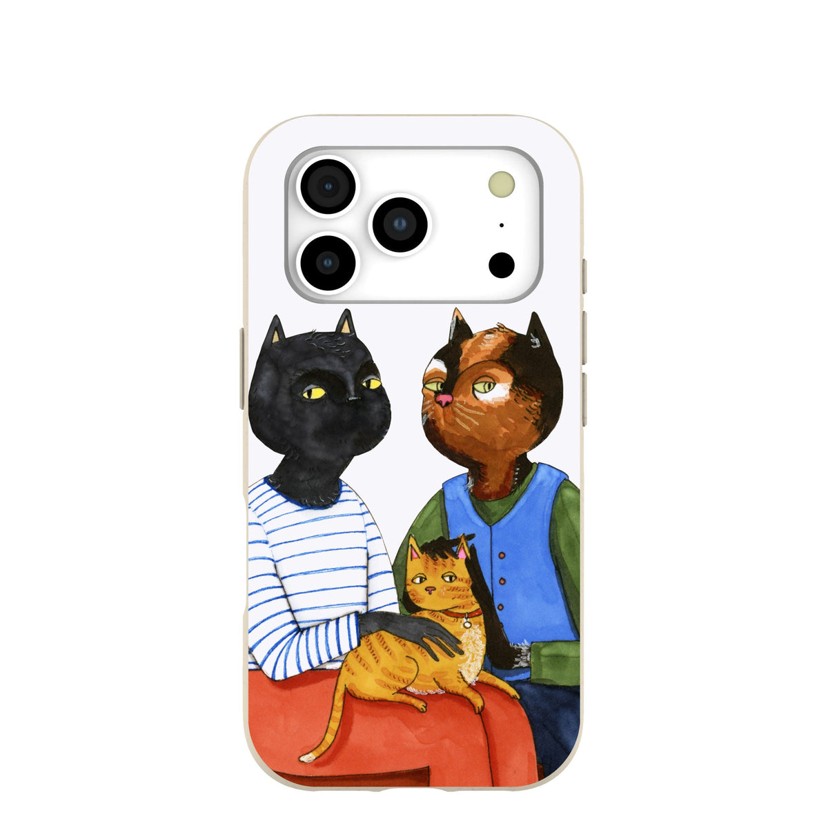 London Fog Cat People iPhone 17 Pro Case