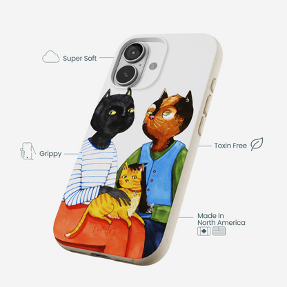 London Fog Cat People iPhone 17 Case