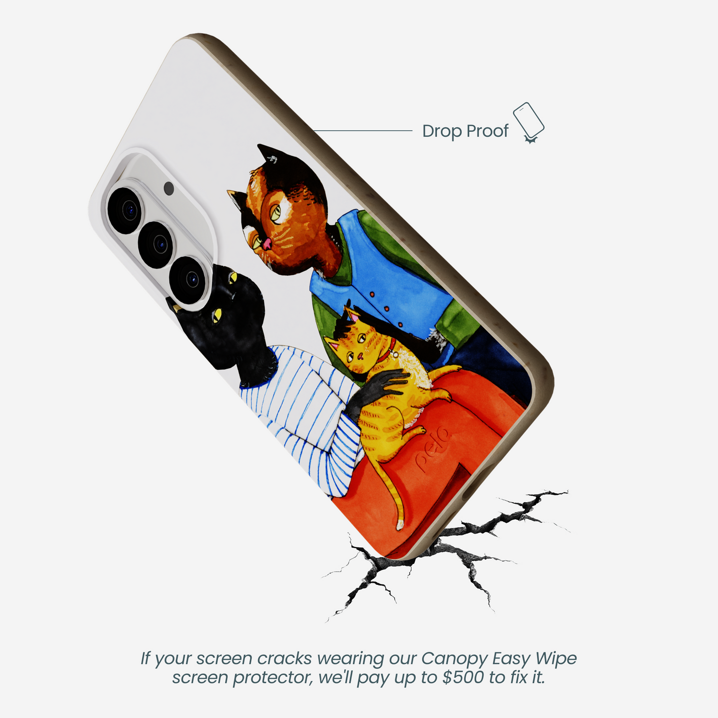 London Fog Cat People Samsung Galaxy S26 Case
