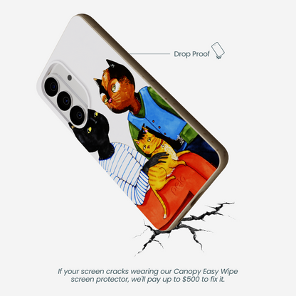 London Fog Cat People Samsung Galaxy S26 Case
