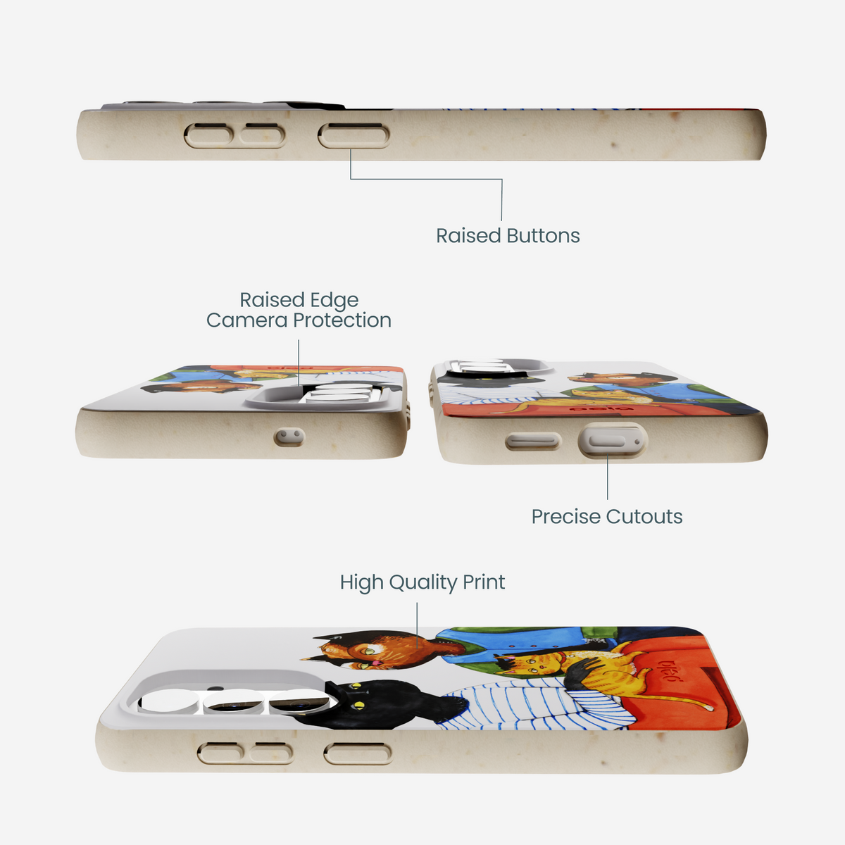 London Fog Cat People Samsung Galaxy S26 Case