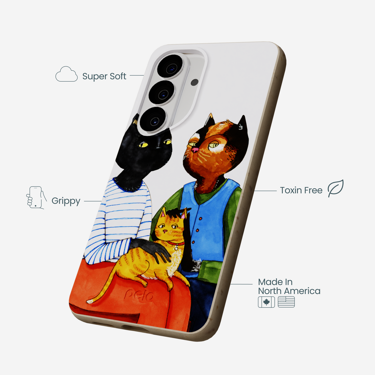 London Fog Cat People Samsung Galaxy S26 Case