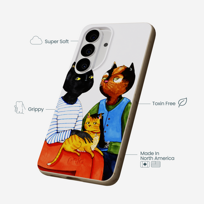 London Fog Cat People Samsung Galaxy S26 Case