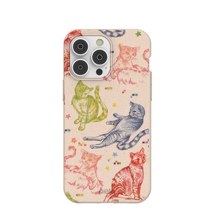 Seashell Cat Sketchbook iPhone 14 Pro Max Case