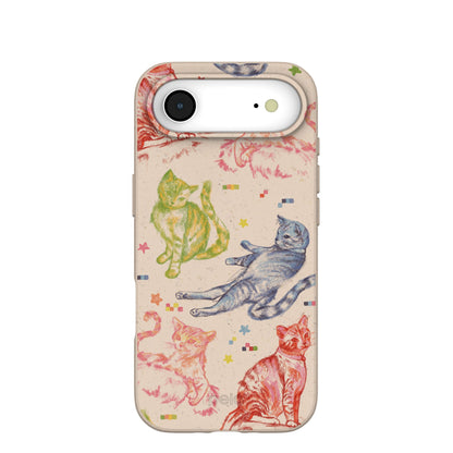 Seashell Cat Sketchbook iPhone Air Case