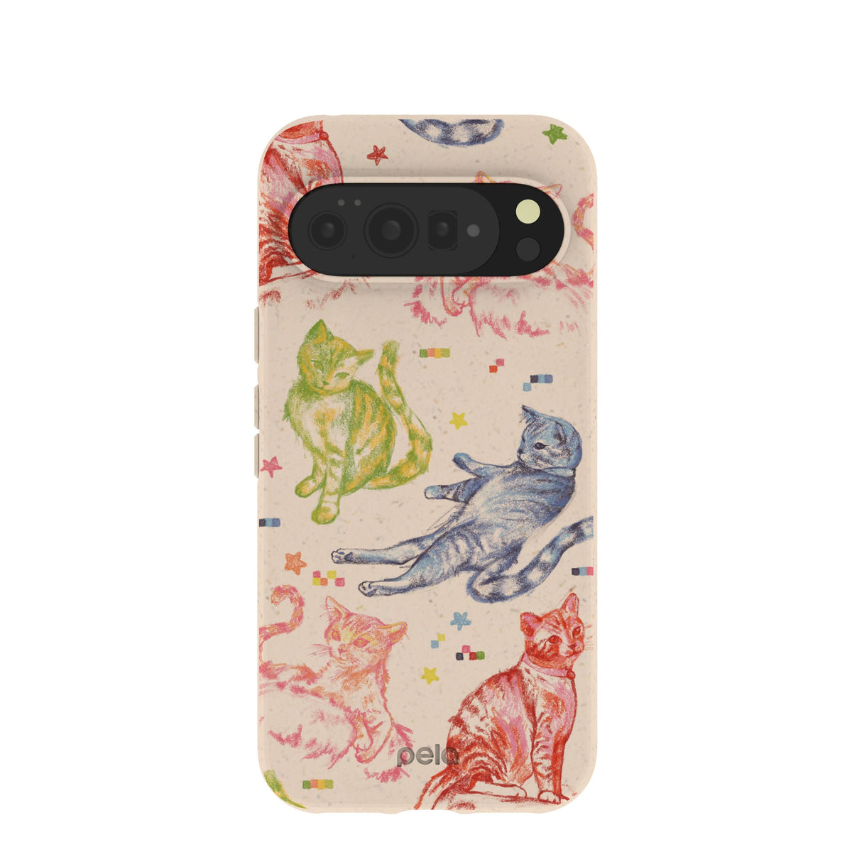Seashell Cat Sketchbook Google Pixel 10 Pro XL Case