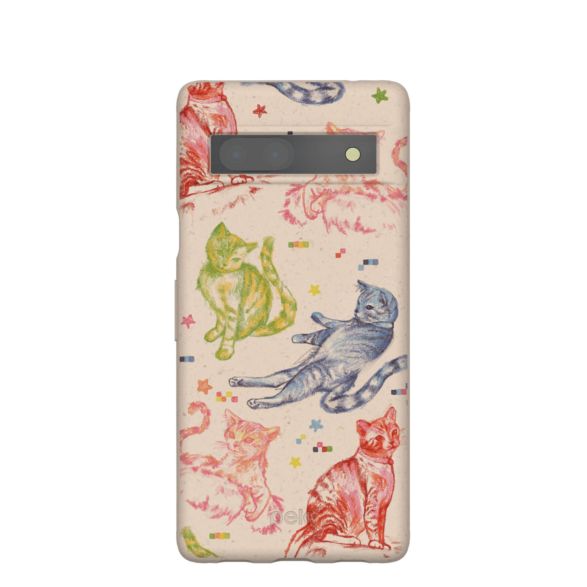 Seashell Cat Sketchbook Google Pixel 7a Case