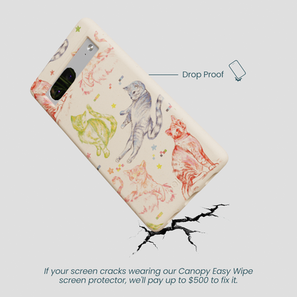 Seashell Cat Sketchbook Google Pixel 7a Case