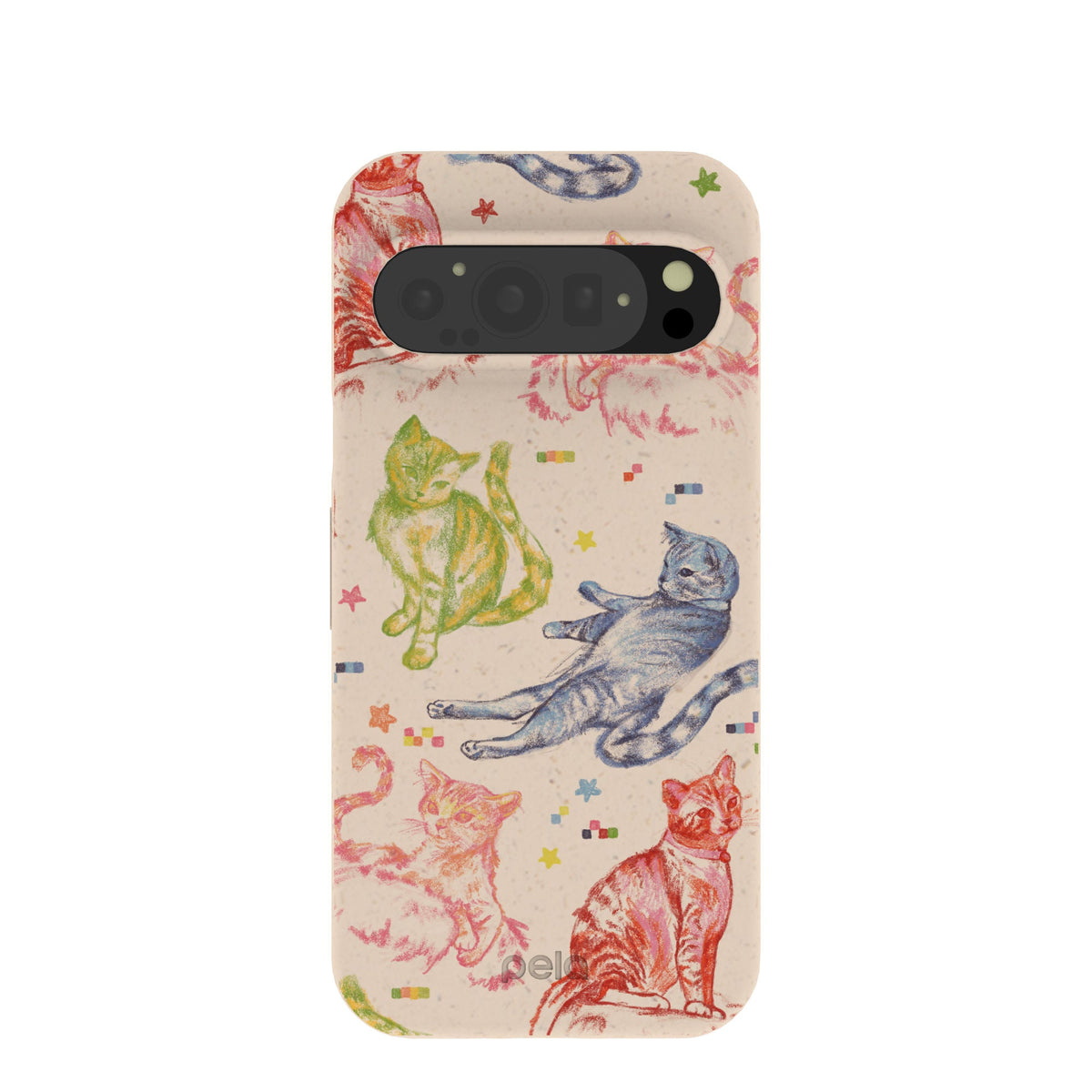 Seashell Cat Sketchbook Google Pixel 9/9 Pro Case
