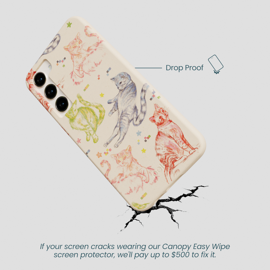 Seashell Cat Sketchbook Samsung Galaxy S23+(Plus) Case