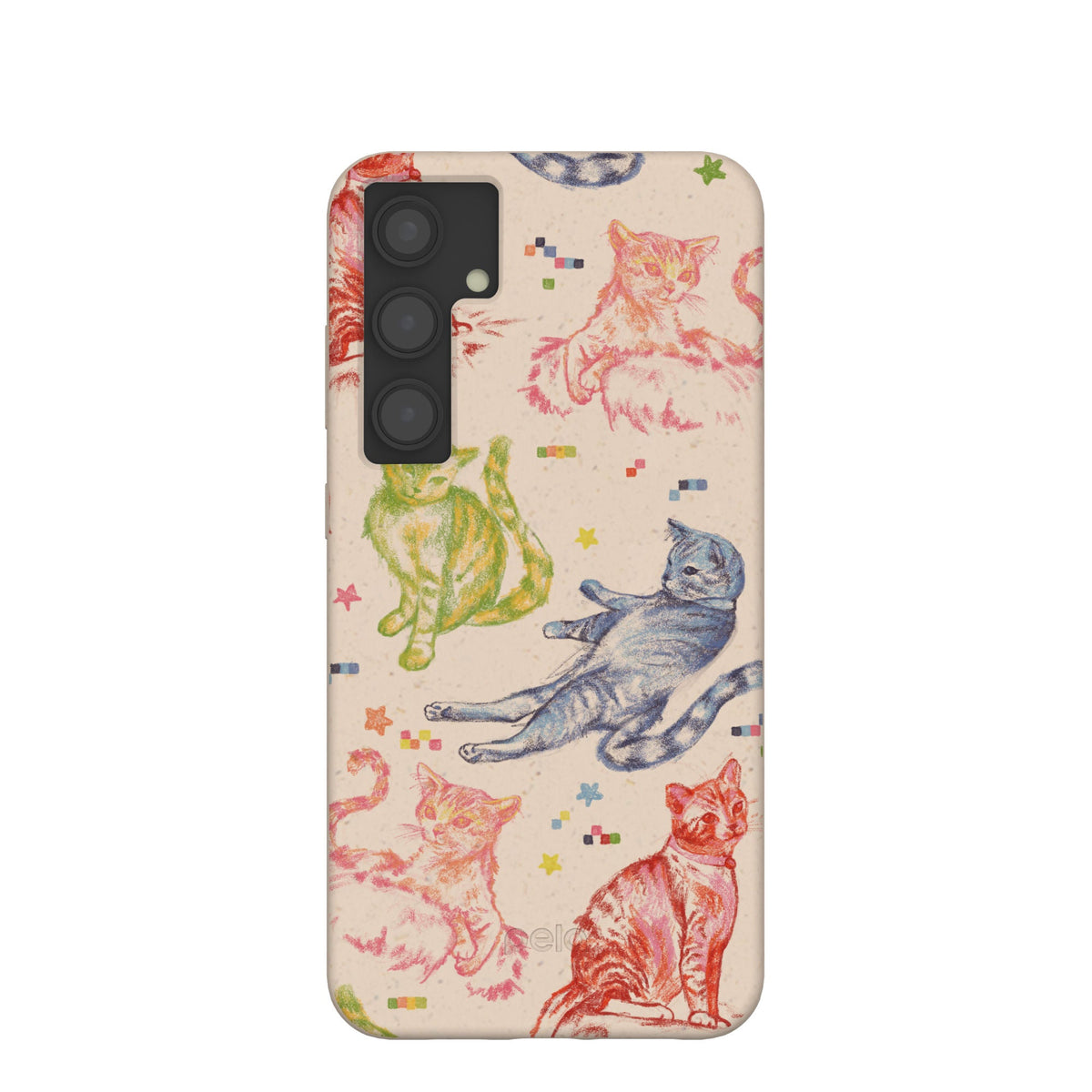 Seashell Cat Sketchbook Samsung Galaxy S24+(Plus) Case
