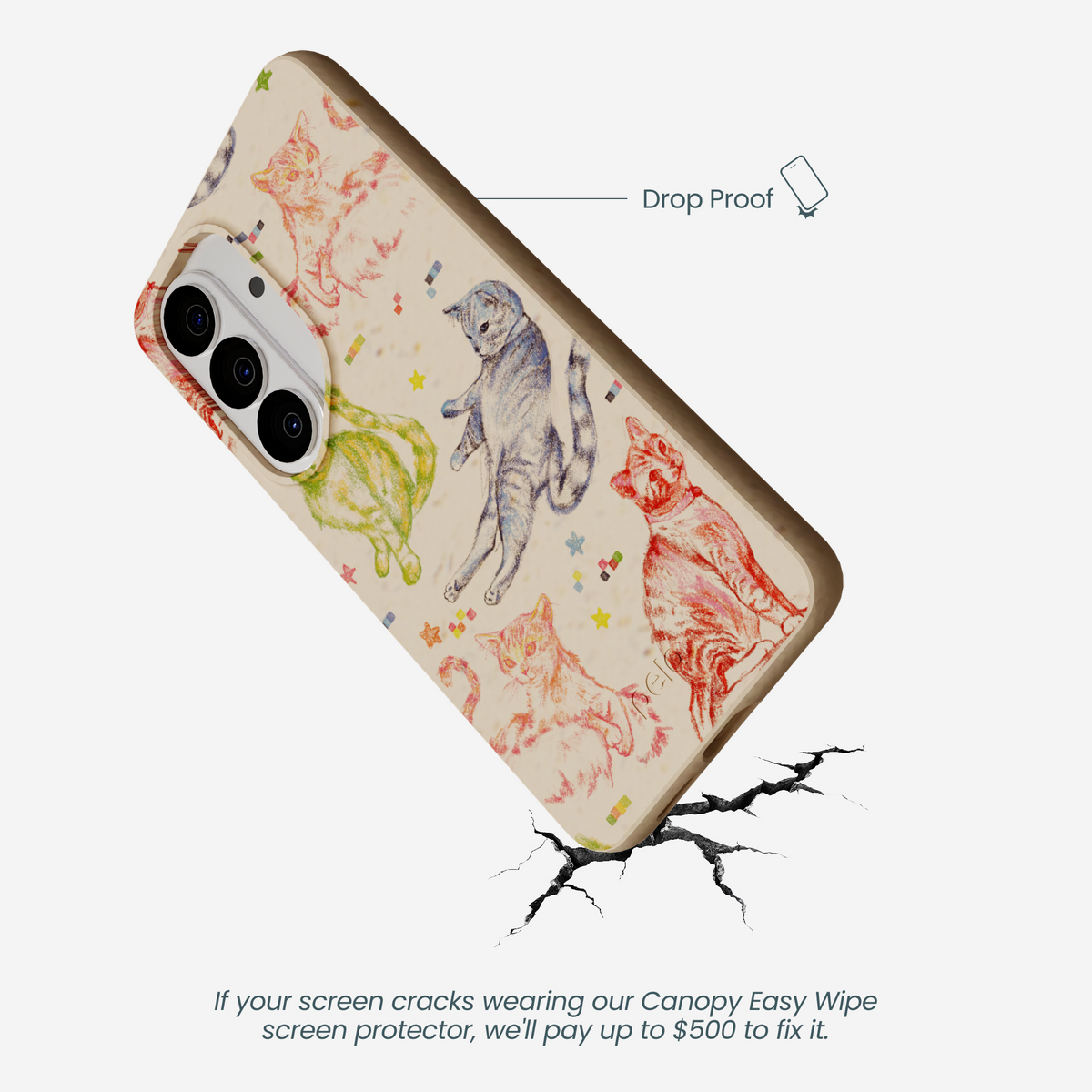 Seashell Cat Sketchbook Samsung Galaxy S26 Case