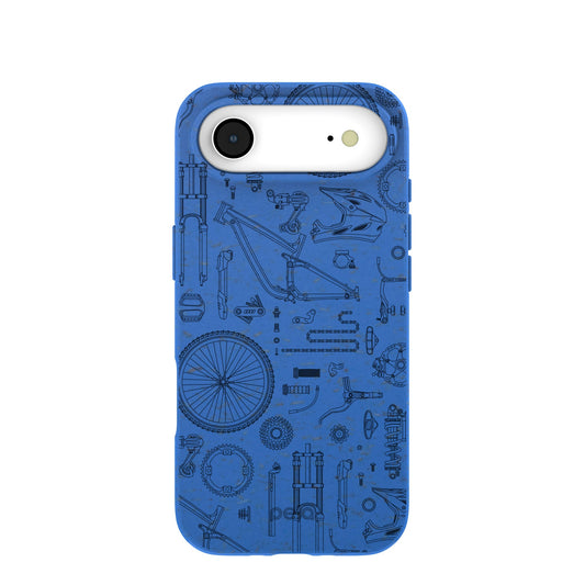 Electric Blue Changing Gears iPhone Air Case