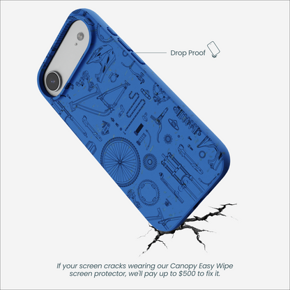 Electric Blue Changing Gears iPhone Air Case