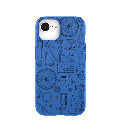 Electric Blue Changing Gears iPhone 16e/17e Case