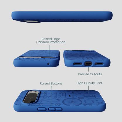 Electric Blue Changing Gears Google Pixel 10 Pro XL Case