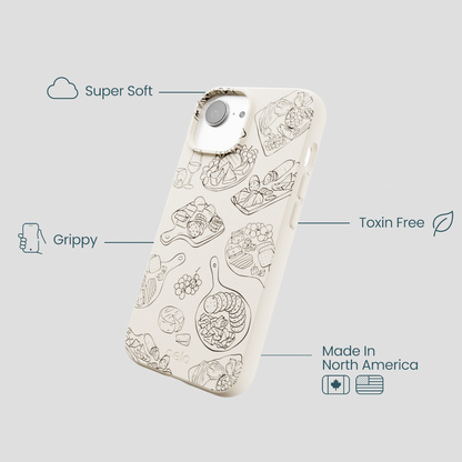 London Fog Charcuterie Boards iPhone 16e/17e Case