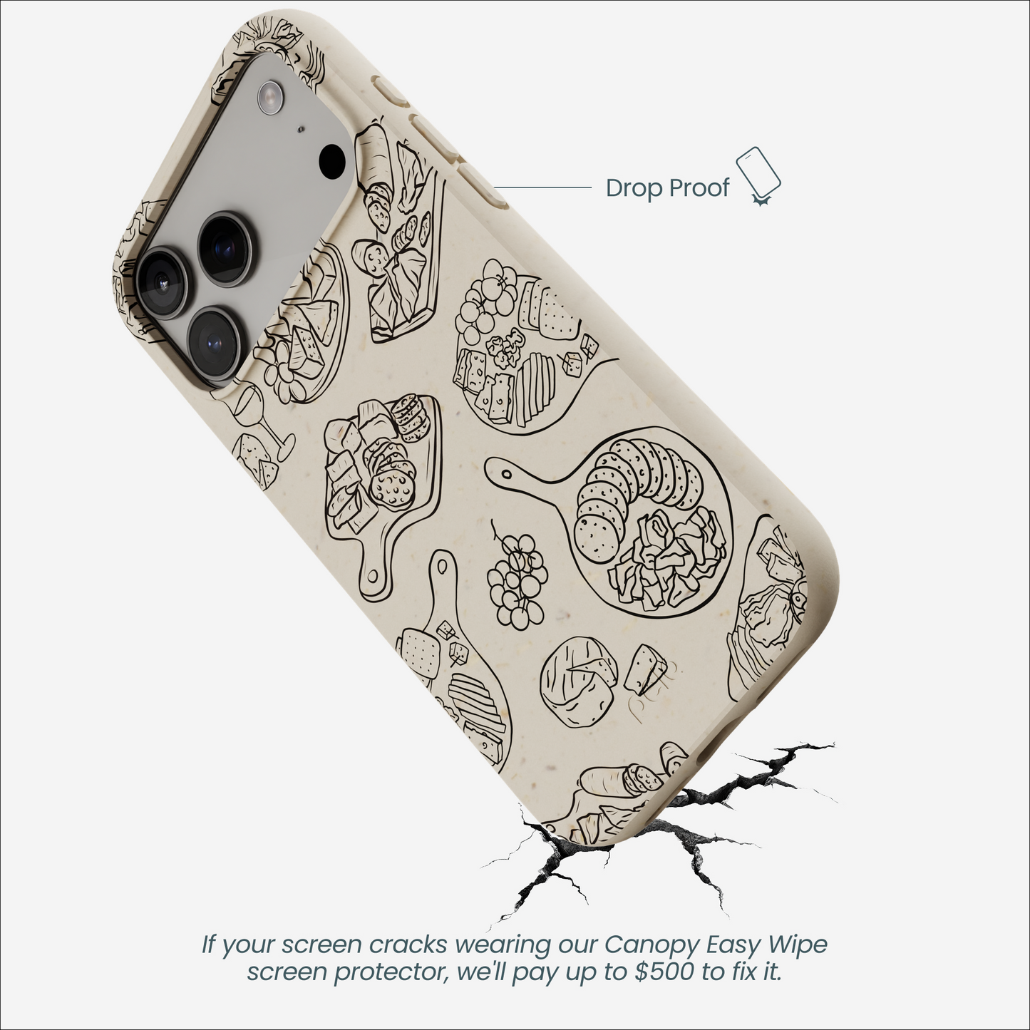 London Fog Charcuterie Boards iPhone 17 Pro Max Case
