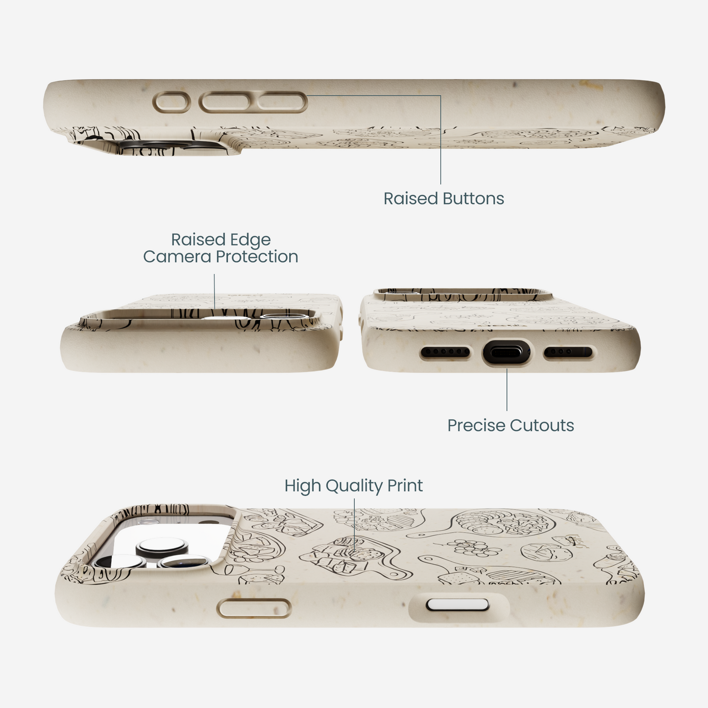 London Fog Charcuterie Boards iPhone 17 Pro Max Case